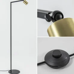 Staande leesspot Bounce zwart/goud><noscript><img width=