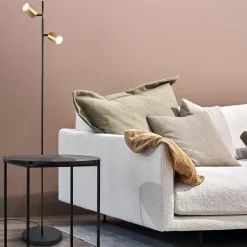 Staande leesspot 2L Bounce zwart/goud><noscript><img width=