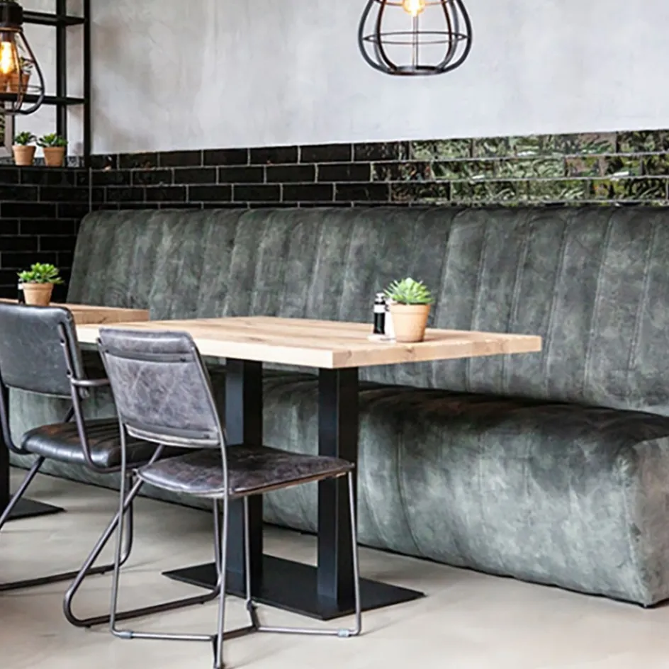 Stijlvolle eetkamerbank Maria antraciet>Straluma Online