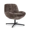 Stoffen fauteuil Derby bruin draaibaar>Straluma
