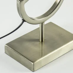 Strak klassieke lampvoet Riava licht goud><noscript><img width=