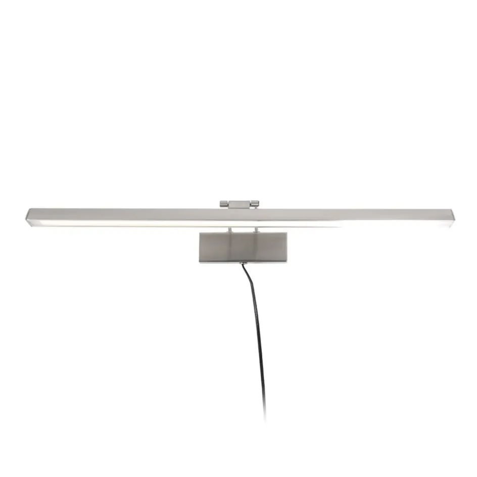 Strak klassieke schilderij wandlamp geborsteld staal>Straluma New