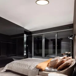 Strak moderne LED plafondlamp 40 cm dimbaar><noscript><img width=