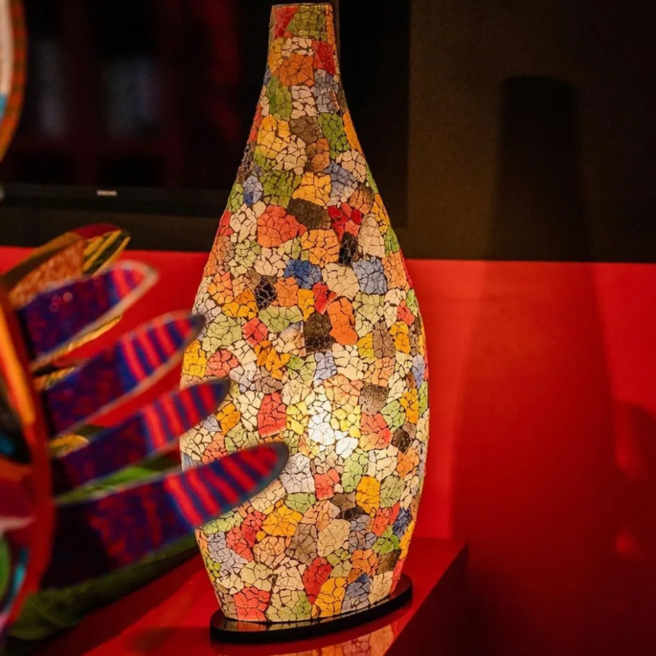 Tafellamp / vaaslamp gerecycled glas>Straluma Best