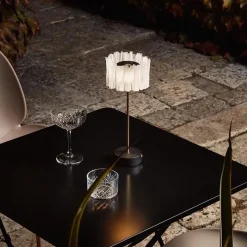 Tafellamp Accordeon op batterij prisma / zwart><noscript><img width=