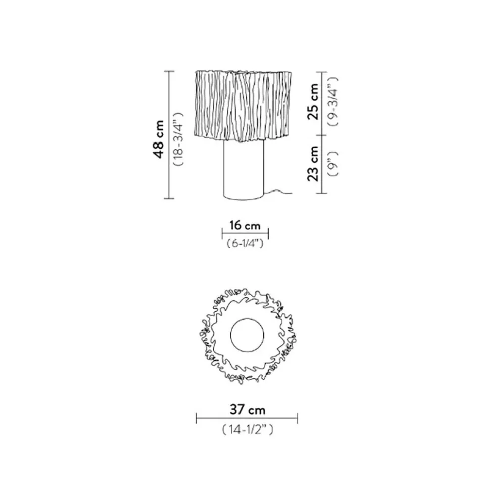 Tafellamp Accordéon 48x37cm prisma/wit>Straluma Sale