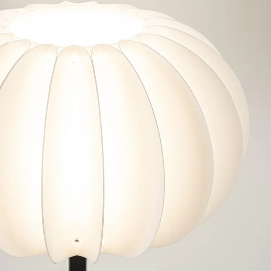 Tafellamp Arena zwart/kap wit>Straluma