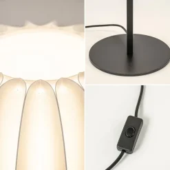 Tafellamp Arena zwart/kap wit><noscript><img width=