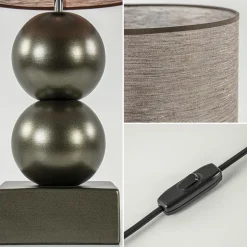 Tafellamp Bilba 58cm brons><noscript><img width=