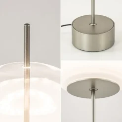 Tafellamp Bolla smoke steel/white gradient><noscript><img width=