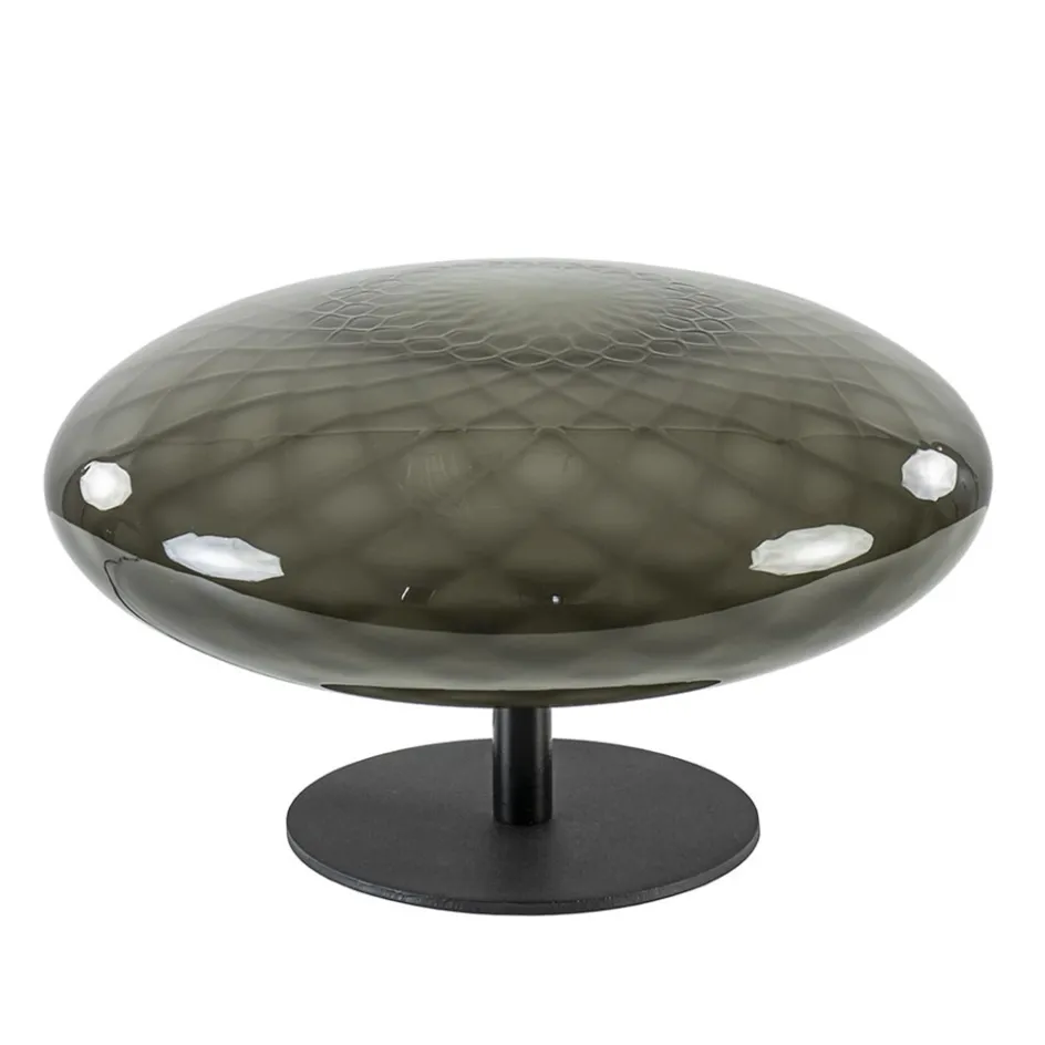 Tafellamp Bottega 40 zwart/smoke glas>Straluma Hot