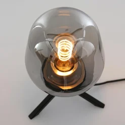 Tafellamp driepoot kegel smoke glas></noscript>Straluma Sale