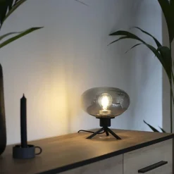 Tafellamp driepoot ufo smoke glas></noscript>Straluma Sale