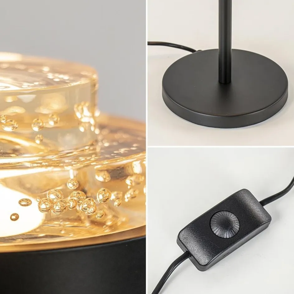 Tafellamp Dynasty zwart/amber>Straluma Discount