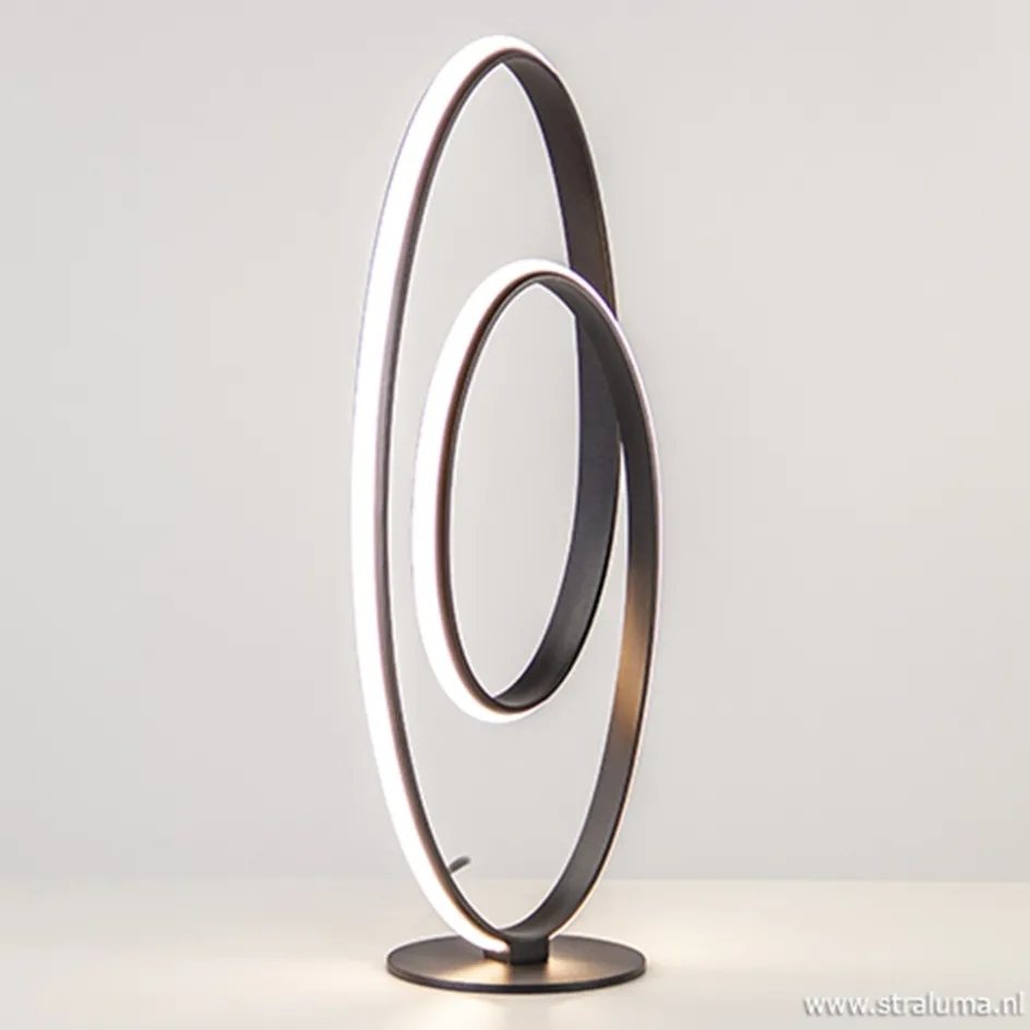 Tafellamp eclips zwart incl.dimmer>Straluma Best