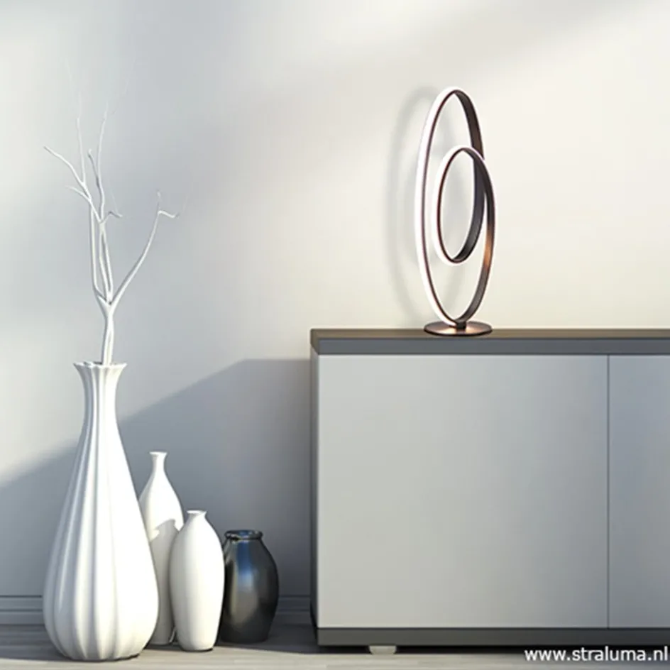 Tafellamp eclips zwart incl.dimmer>Straluma Best