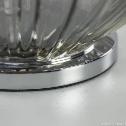 Tafellamp Egg Rib smoke glas><noscript><img width=