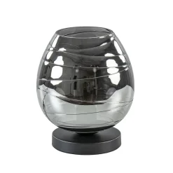 Tafellamp Fantasy laag zwart + smoke glas>Straluma Hot