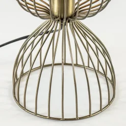 Tafellamp Lazar van Light and Living antiek brons draad><noscript><img width=