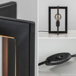 Tafellamp Mace 30cm zwart><noscript><img width=