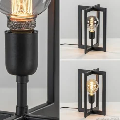 Tafellamp Mace 30cm zwart><noscript><img width=