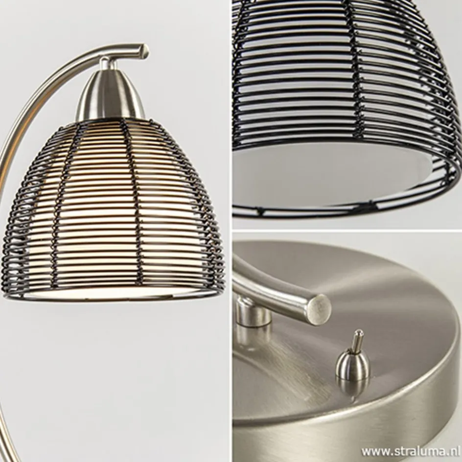 Tafellamp met zwarte draad kap>Straluma Outlet