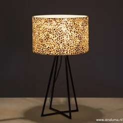 Tafellamp metaal met schelpen kap>Straluma New