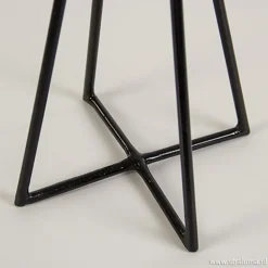 Tafellamp metaal met schelpen kap><noscript><img width=