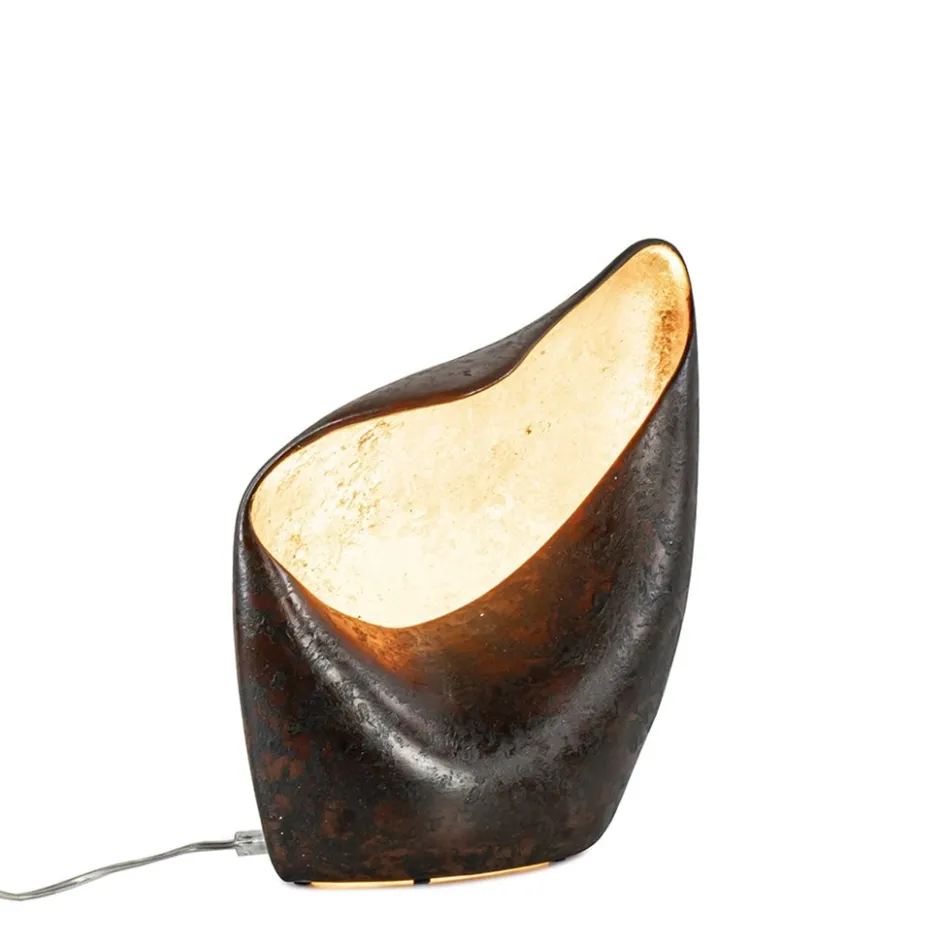 Tafellamp Nature 33 corten/goldleaf>Straluma Online