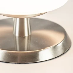 Tafellamp nikkel/glas met touchdimmer></noscript>Straluma Discount