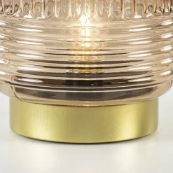 Tafellamp op batterij Lipa amber glas></noscript>Straluma Hot