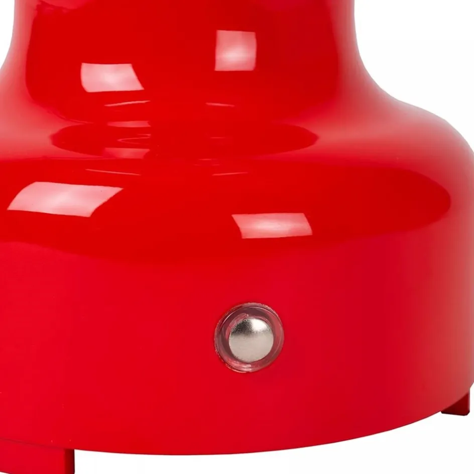 Tafellamp op batterij rood 3-standen dimbaar>Straluma Outlet