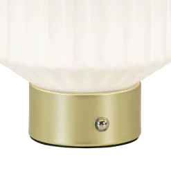 Tafellamp op batterij wit/goud 3-standen dimbaar></noscript>Straluma