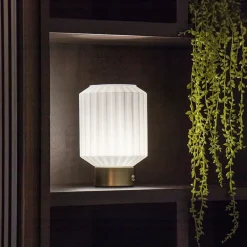 Tafellamp op batterij wit/goud 3-standen dimbaar></noscript>Straluma