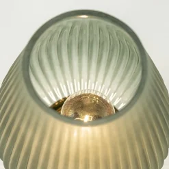 Tafellamp Tajera op batterij donker groen/goud><noscript><img width=