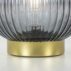 Tafellamp Tajera van Light and Living op batterij grijs/goud><noscript><img width=
