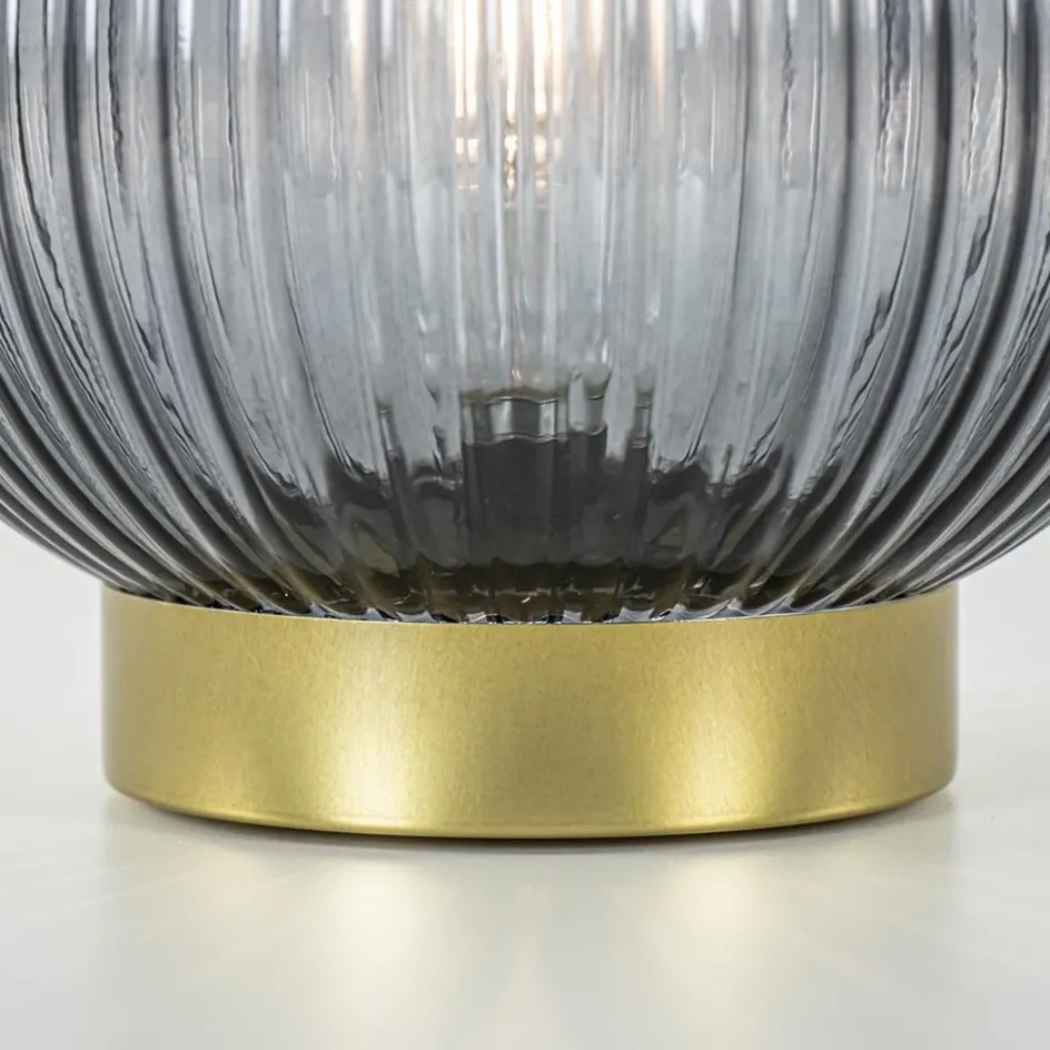 Tafellamp Tajera van Light and Living op batterij grijs/goud>Straluma New