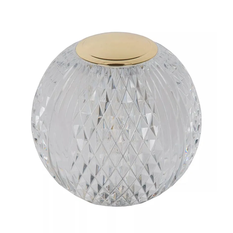 Tafellamp transparant/goud oplaadbaar>Straluma Sale