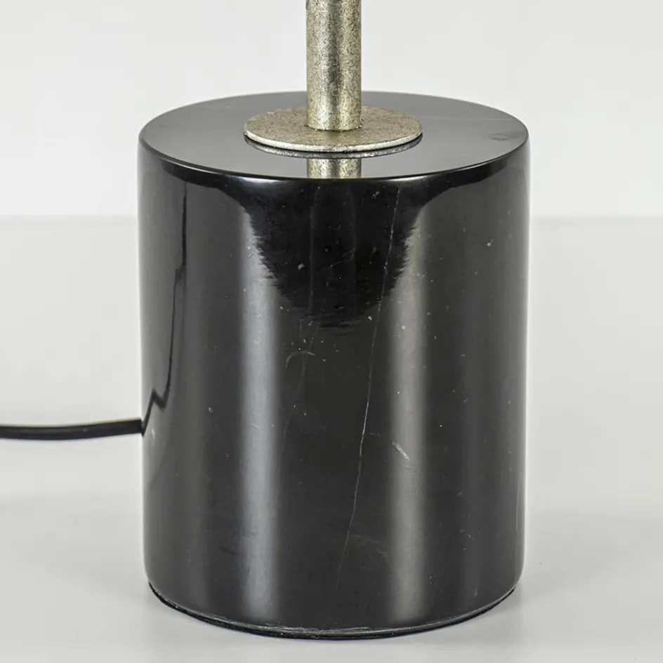 Tafellamp Vegas oud zilver/marmer zwart>Straluma Best