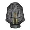 Tafellamp Vitora mat zwart met bronzen fitting>Straluma Sale
