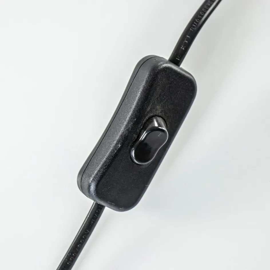 Tafellamp voet Racco donkerbruin hout excl.kap L&L>Straluma Outlet