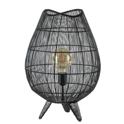 Tafellamp Yumi zwart op pootjes Light and Living>Straluma Online