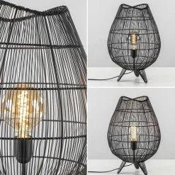 Tafellamp Yumi zwart op pootjes Light and Living><noscript><img width=