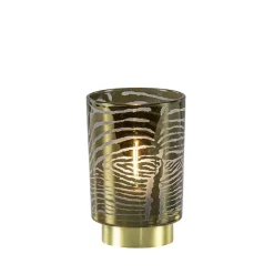 Tafellamp Zebra grijs goud op batterijen Light & Living>Straluma Outlet
