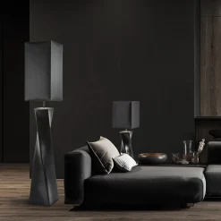 Tafellamp zwart keramiek inclusief kap zwart/goud></noscript>Straluma Sale