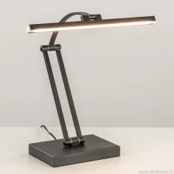 Tafellamp zwart "piano" model+touchdim.>Straluma New