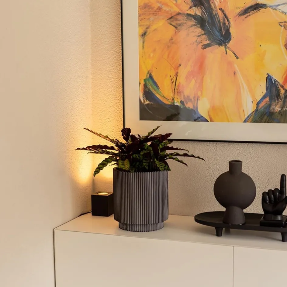 Tafelspot/vloerspot Rebel zwart vierkant>Straluma Outlet