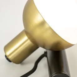 Tafel/wandlamp Drop zwart/goud><noscript><img width=