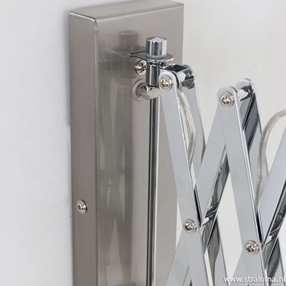 Trek wandlamp Spring chroom/grijs>Straluma New