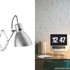 Trek wandlamp Spring chroom/grijs><noscript><img width=